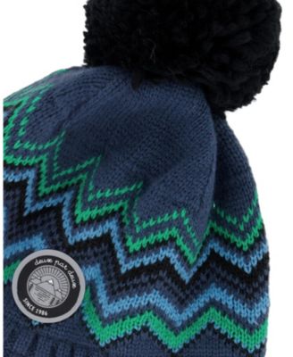  Boys' Lined Peruvian Knit Pompom Hat - Little Kid, Big Kid