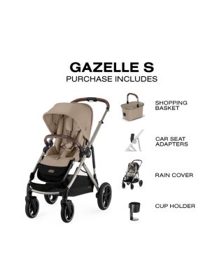 Gazelle S Stroller – Silver Frame