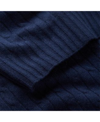 Cable Cashmere Throw Blanket