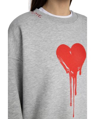 Oscarpmo Flowing Heart Sweatshirt