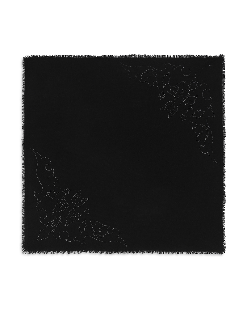 Zadig & Voltaire Stevie Strass Western Cashmere Scarf