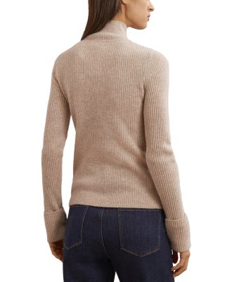 Elly Rib Knit Wool Sweater 