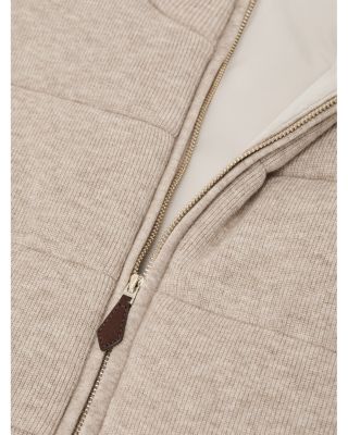 Otley Sleeveless Zip Through Ribbed Gilet Vest