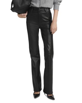 The Leather Reboot Jeans in Black