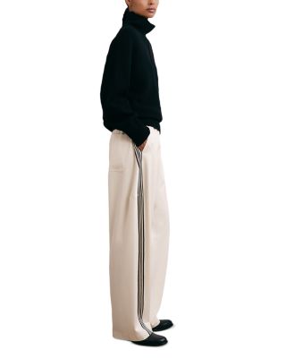 Elle Barrel Leg Side Stripe Pants