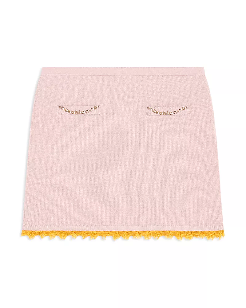 Casablanca Merino Wool Mini Skirt