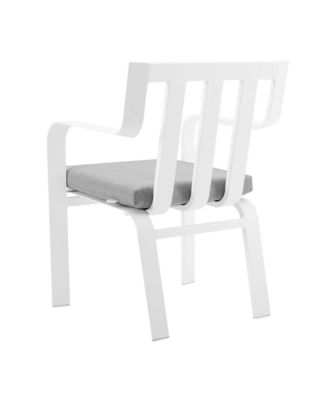 Baxley Stackable Outdoor Patio Aluminum Dining Armchair