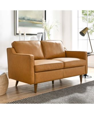 Impart Genuine Leather Loveseat