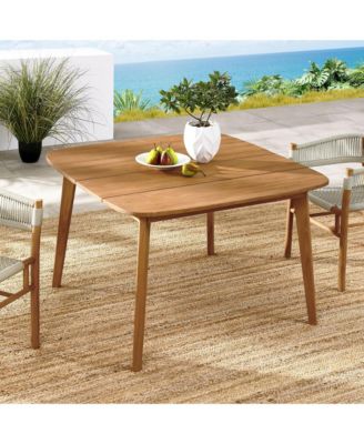 Vienna 46" Square Outdoor Patio Teak Wood Dining Table