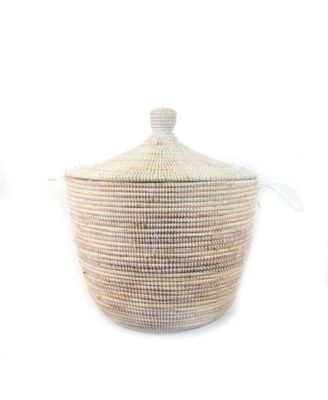  Dou Lid Monochrome Low Storage Basket