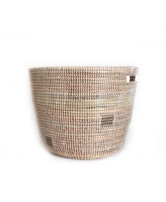 Flat Lid Squares Low Storage Basket
