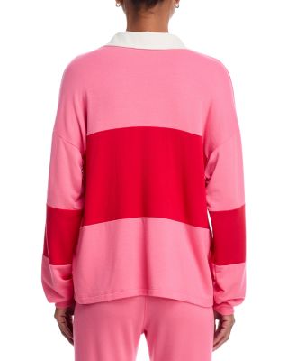 Katie Fleece Rugby Sweatshirt