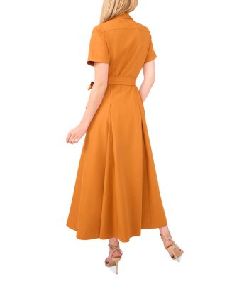 Shirt Dress with Self Belt
