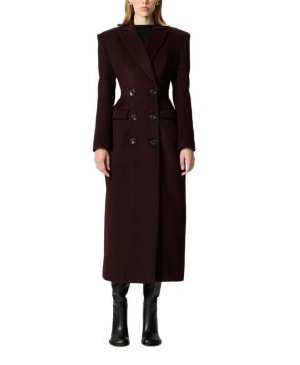 Tailored Double-Breasted Maxi Coat