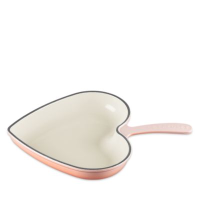 Enameled Cast Iron Heart Skillet