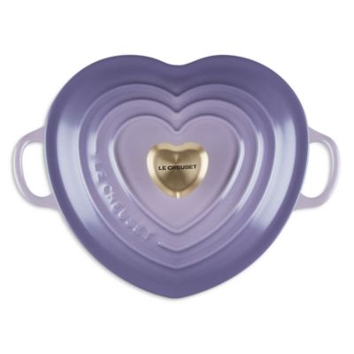 1.25 Qt. Shallow Heart Enameled Cast Iron Cocotte