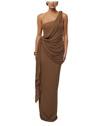 wrap dresses for wedding guest Washed Indigo Coast Satin Waist Flutter Sleeve Midi Dress How to choose the size Womens Dress Semi Formal Wedding