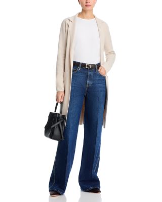 Knit Belted Cardigan Sweater