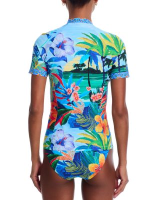 Short Sleeve Surf Shirt & Paradis Hipster Bikini Bottom
