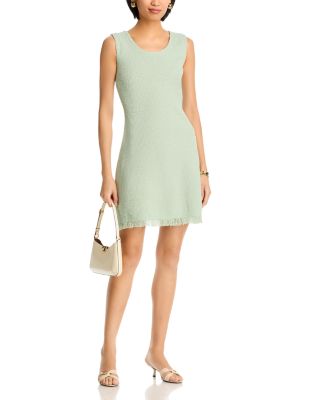 Fringe Trim A Line Dress