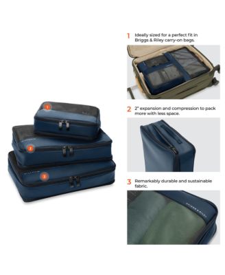Travel Essentials 3 Piece Carry On Packing Cube Set