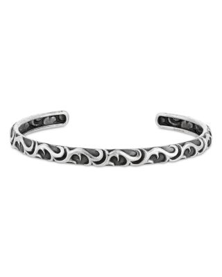 Men's Sterling Silver Gothic Cuff Bracelet