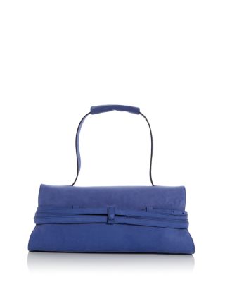 Tie Me Suede Shoulder Bag