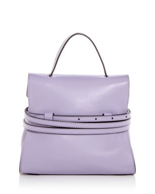 Tie Me Small Leather Shoulder Bag
