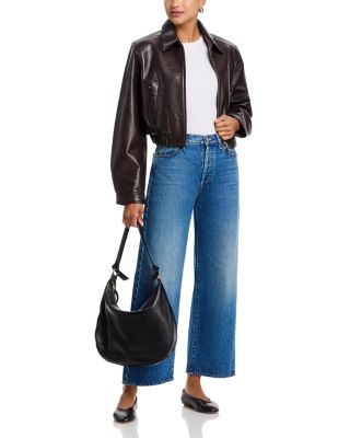 The Dodger Button Flood Jeans in Green Thumb