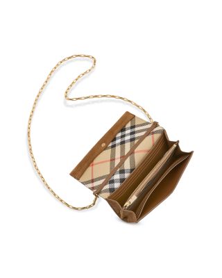 Cotswolds Suede Wallet on Chain Bag