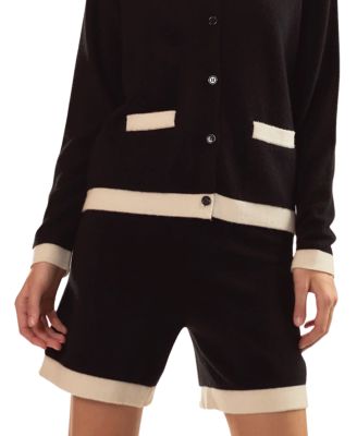 Wool Cashmere 2 Tones Shorts