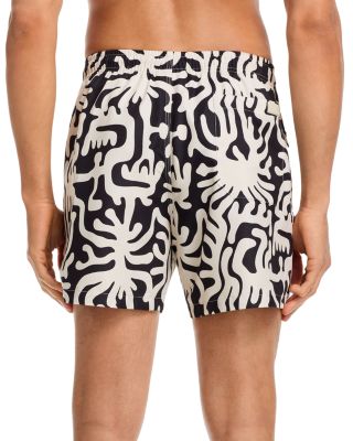 Loefy Patterned Swim Shorts