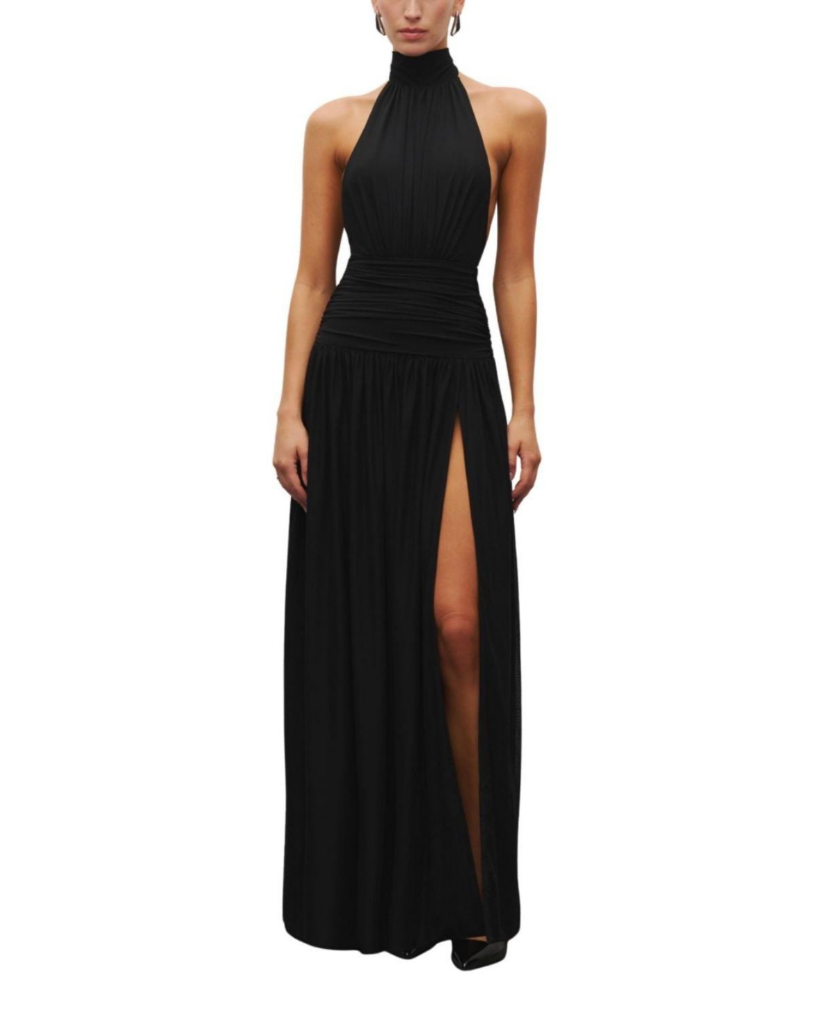 The Halter Slit Gown