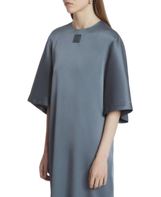  Satin T-Shirt Dress
