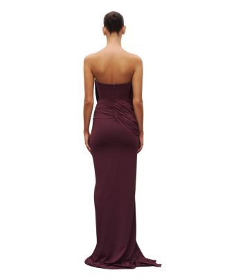  The Gathered Drape Gown