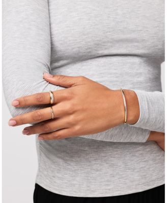 Kira Slim Gold Band Ring