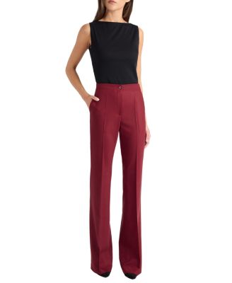  Beth Flared Pant in Virgin Wool Stretch
