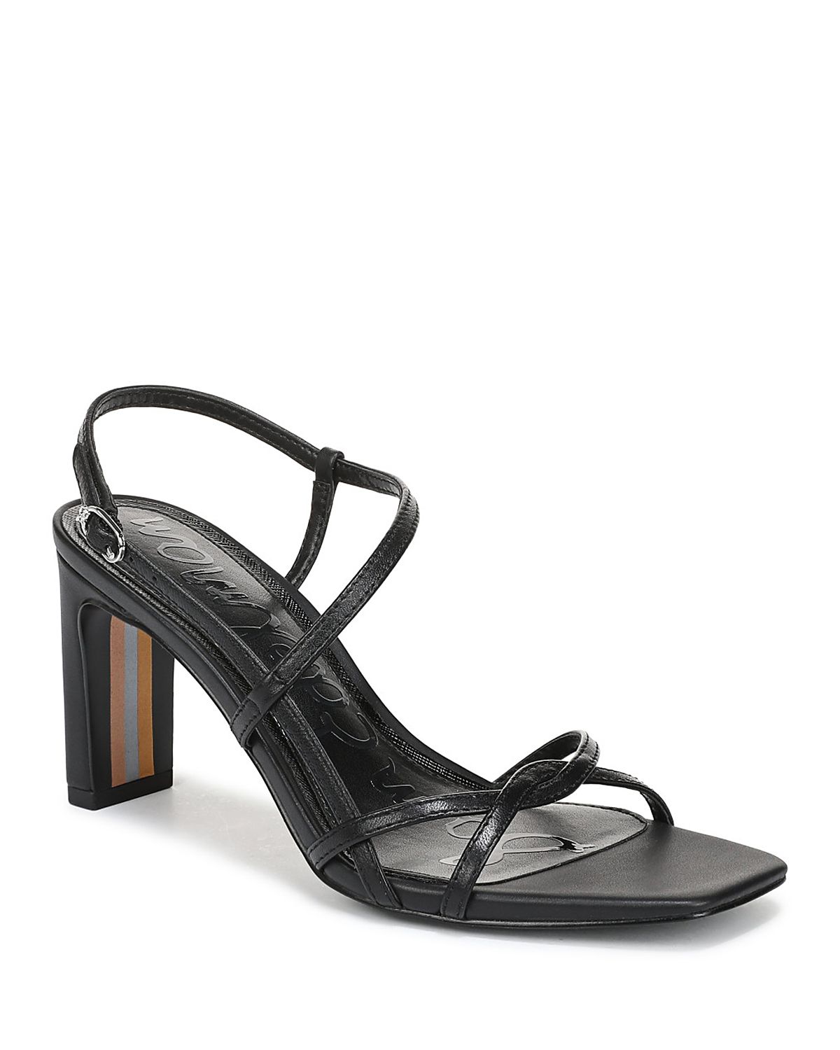 Sam Edelman Women's Elissa Leather Block Heel Sandals