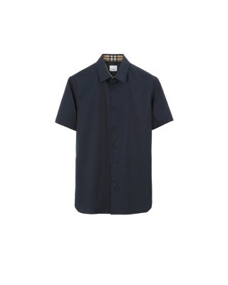 Slim Fit Stretch Cotton Shirt