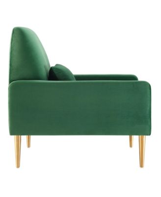 Liliana Performance Velvet Armchair