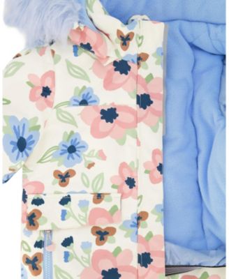 Girls' Two-Piece Discover Snowsuit with Floral Printed Jacket - Little Kid, Big Kid