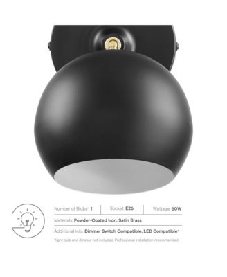 Chalice 4" Swing-Arm Metal Wall Sconce