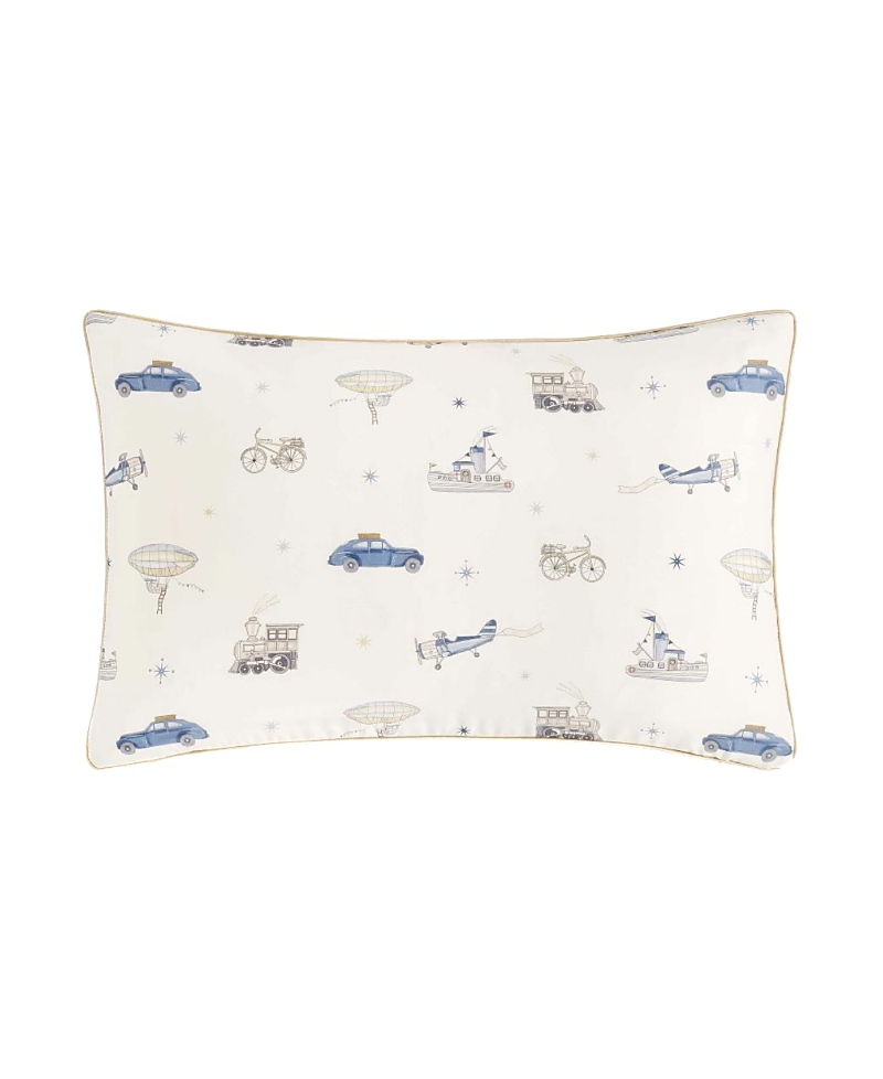 Gooselings Transit Treasures Toddler Pillow Set In Blue