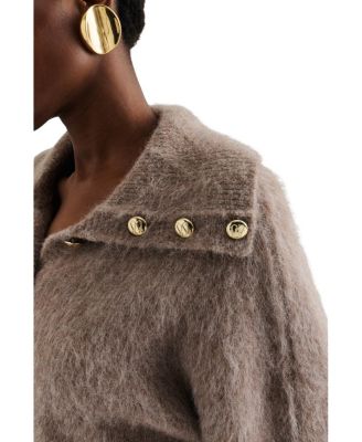 Yselle Long Sleeve Collared Sweater