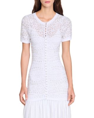 Beaded Knit Maxi Dress