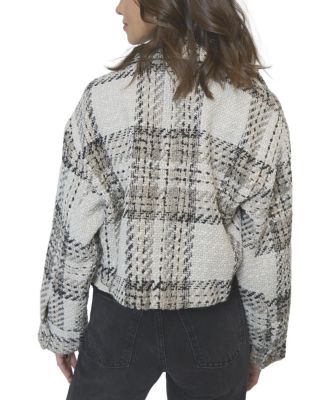 Women's Billie Cropped Oversize Tweed Jacket
