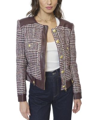 Women's Billie Houndstooth Combo Jacket