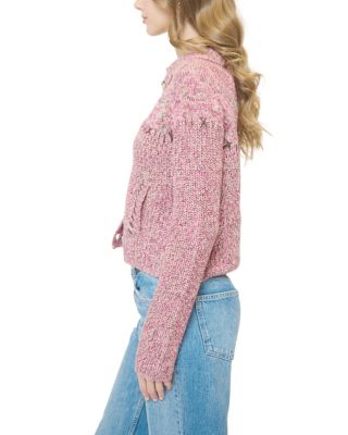  Women's Parker Marled Collared Cardigan