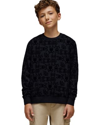 Unisex Reed Flocked Crewneck Sweatshirt - Little Kid, Big Kid