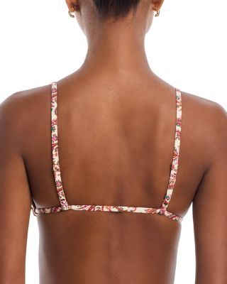 Cameron Tie Front Triangle Bikini Top